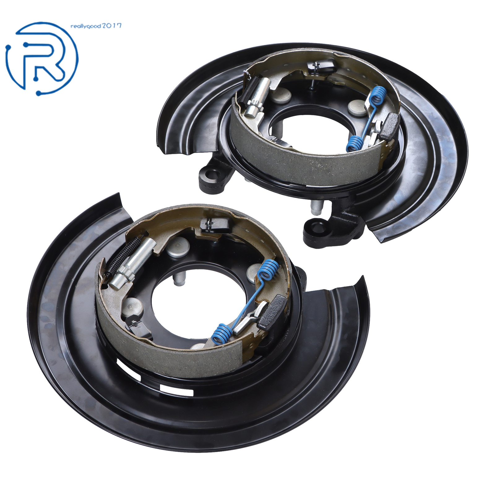 Rear Left and Right Loaded Brake Backing Plate For Ford F-Series 2005-12 926-272
