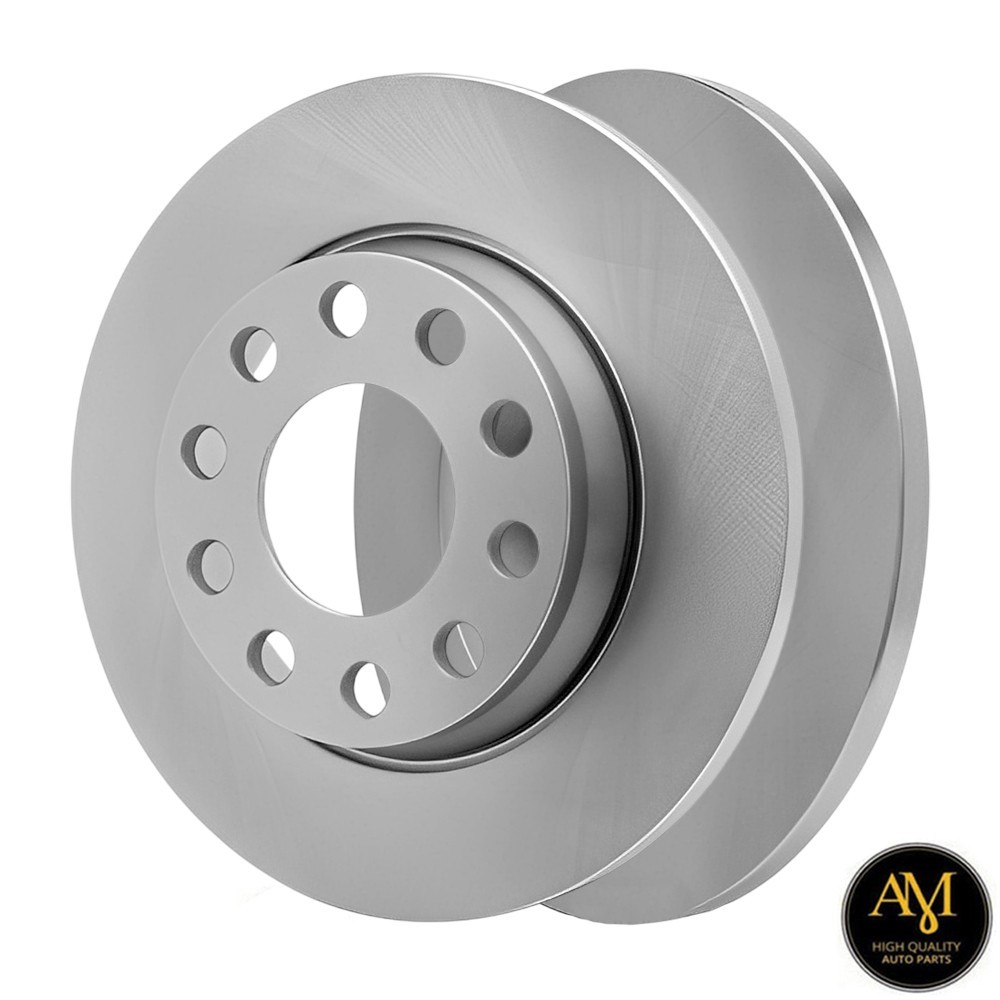 Rear Solid Disc Brake Rotors 2PCS Set For Audi A4 05-02; A4 Quattro 06-02; 255mm