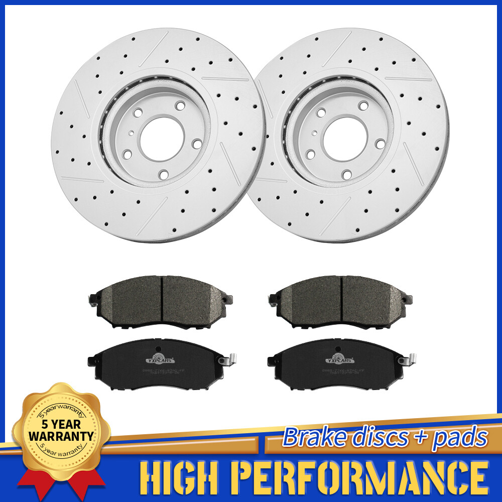 Front Brake Rotors & Pads For Nissan 350Z 370Z Murano Infiniti EX35 G35 G37 M45