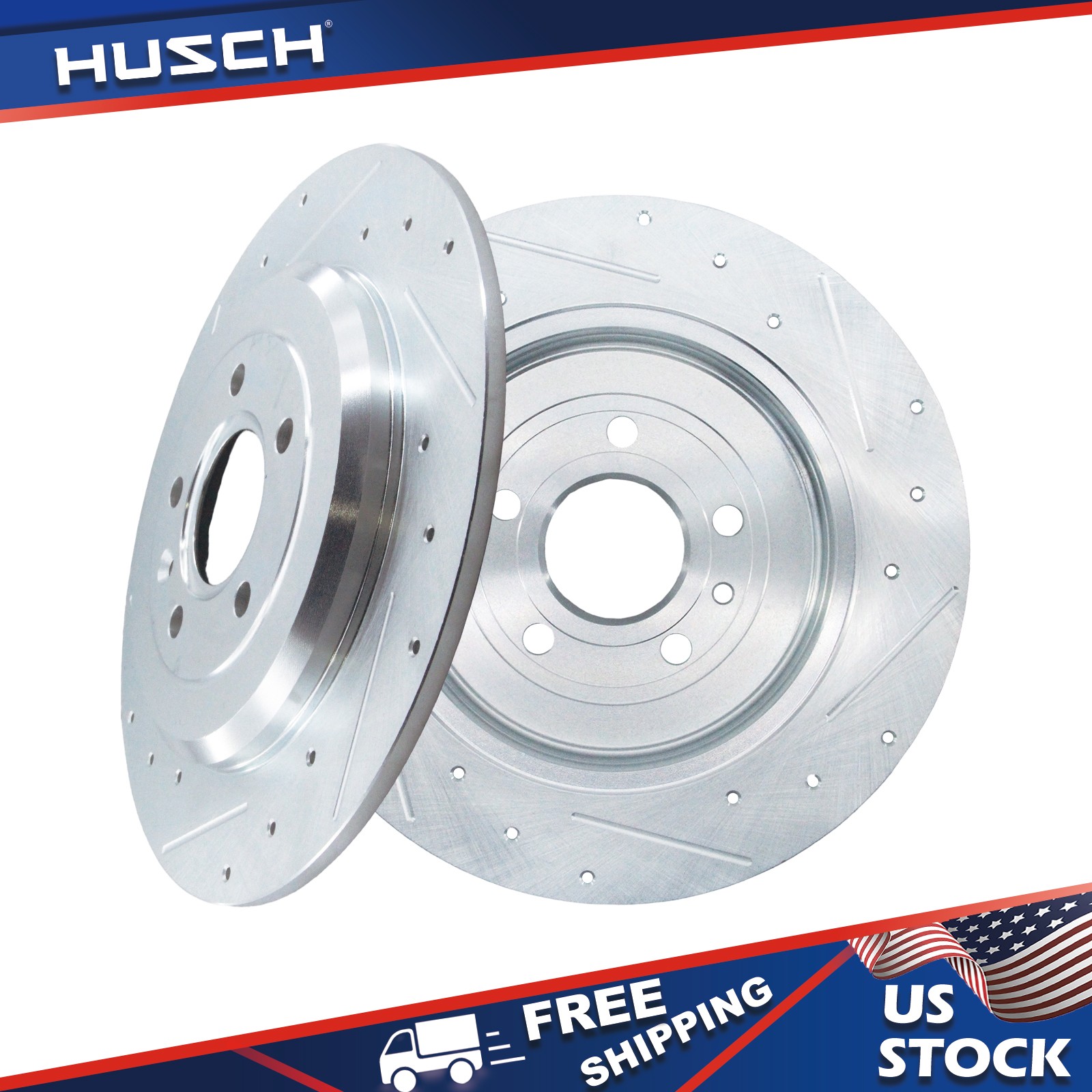 Rear Disc Brake Rotors for Ford Edge Explorer Flex Taurus Taurus X Five Hundred