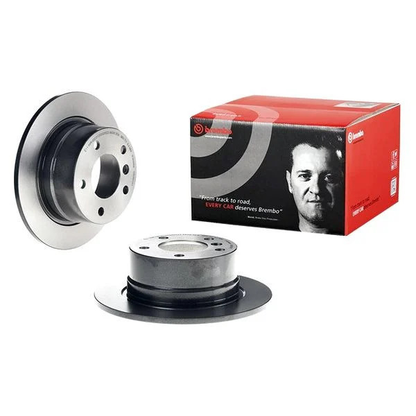 For BMW Z3 1996-2002 Brembo 08.6853.81 UV Coated Plain Solid Rear Brake Rotor