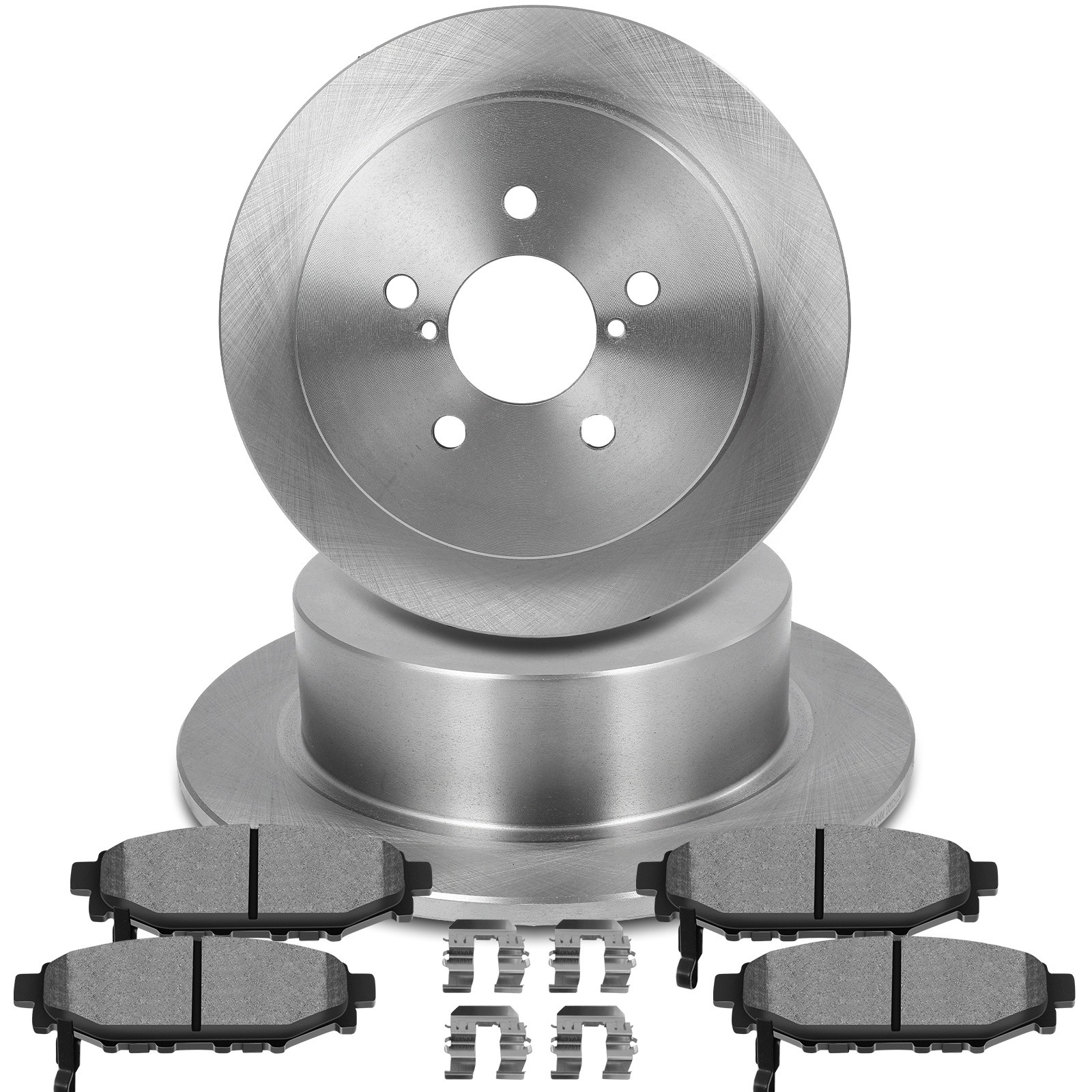 Rear Brake Rotors & Ceramic Pads For 2005 – 2009 Subaru Outback Legacy