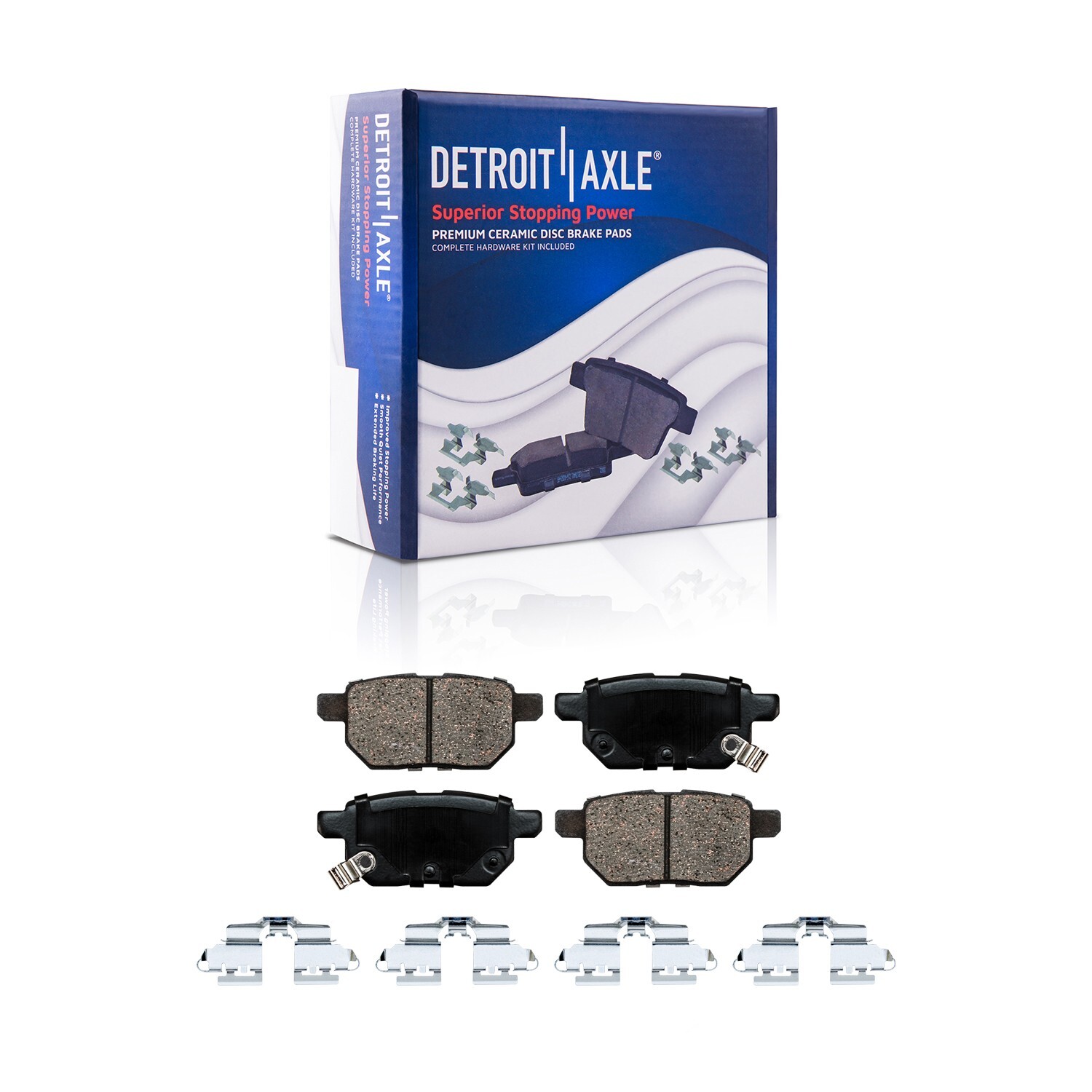 Front Rear Disc Rotor Brake Pads for 2009-19 Toyota Corolla Matrix Pontiac Vibe