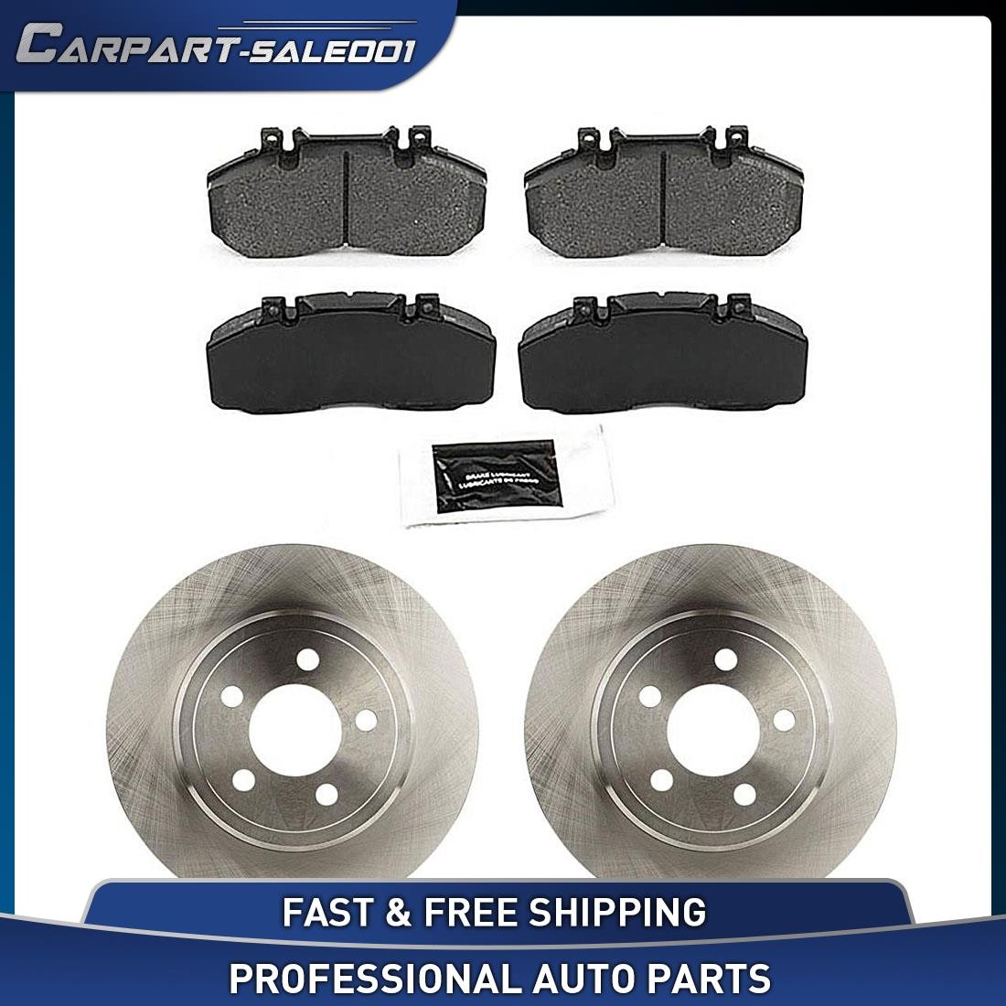 Front Disc Brake Rotors Brake Pads Kit for 2005-2010 Hino 165 185 4.7L