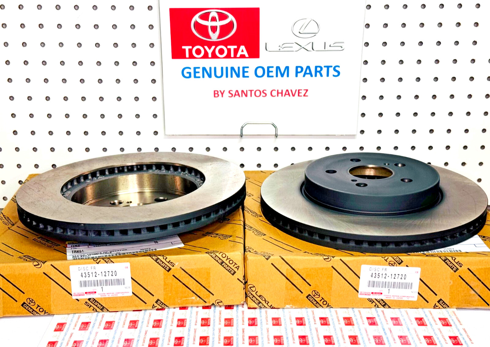 2019-2025 Toyota Corolla X2 Front Right/Left Brake Rotors GENUINE OEM PART