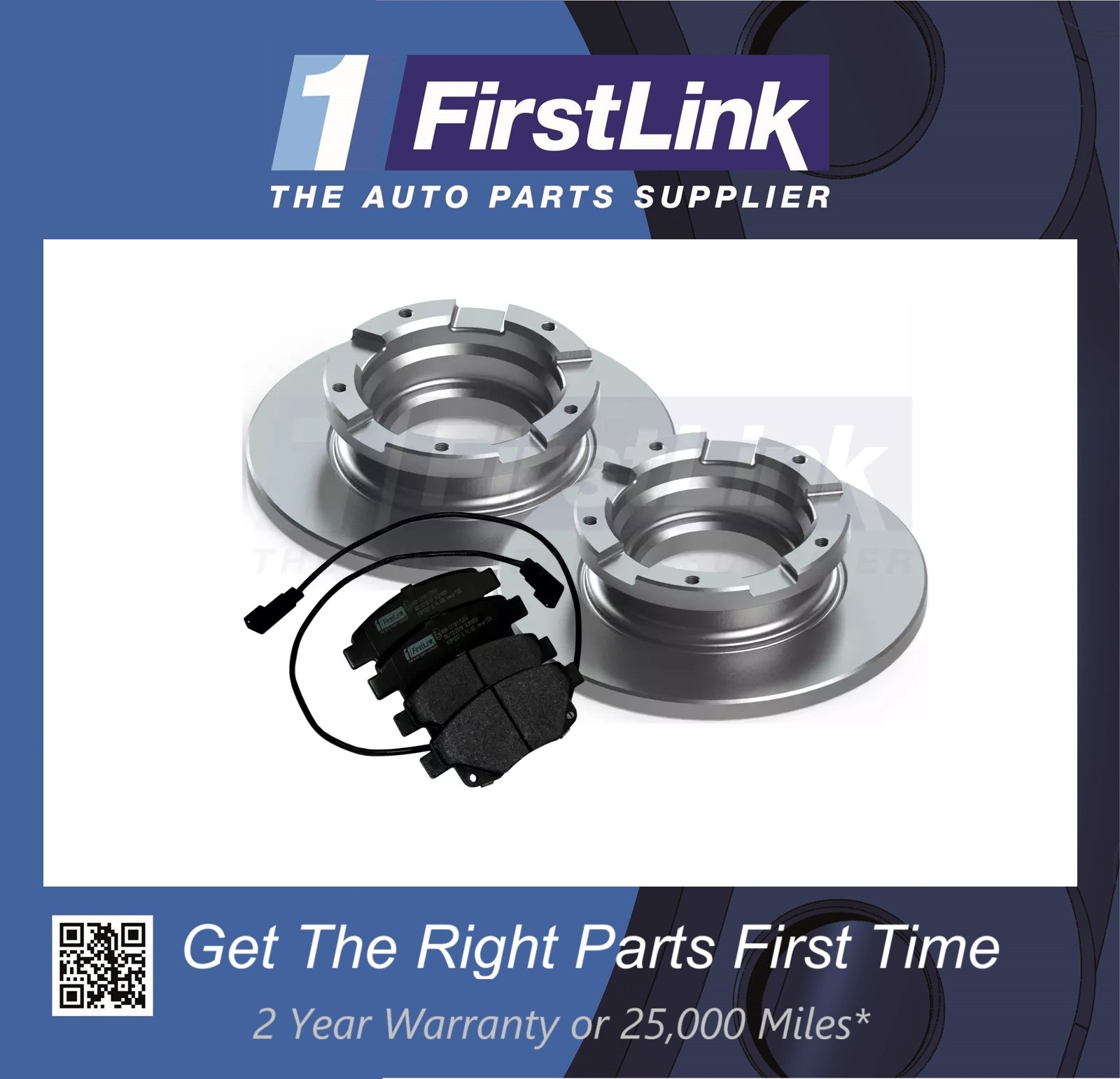 Ford Transit Mk7 2006 – 2014 FWD 2.2 2.3 2.4 TDCi Rear Brake Disc Pads 280mm