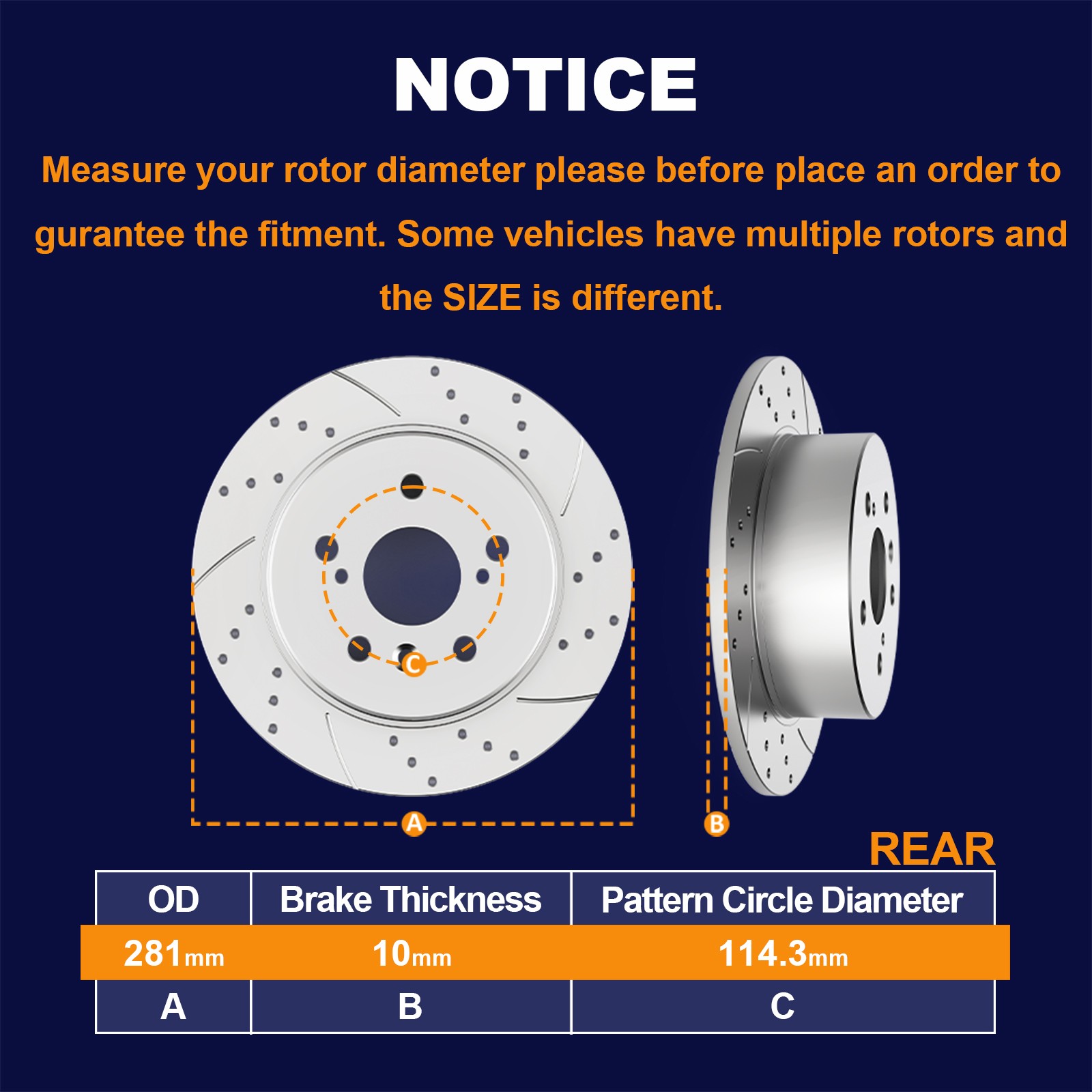 Front Rear Brake Rotors Discs + Pads Kits for Toyota Camry Avalon Lexus ES350