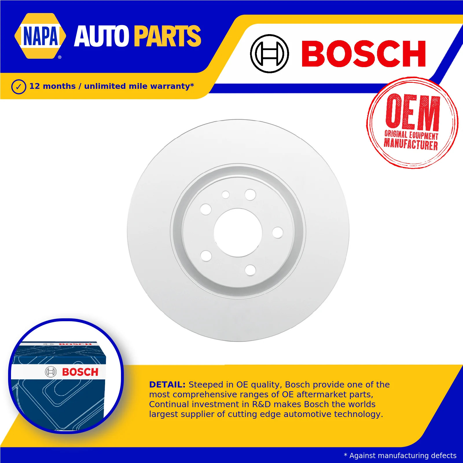 2x Brake Discs Pair Vented Front 283.9mm 0986478521 Bosch Set 0000060569386 New