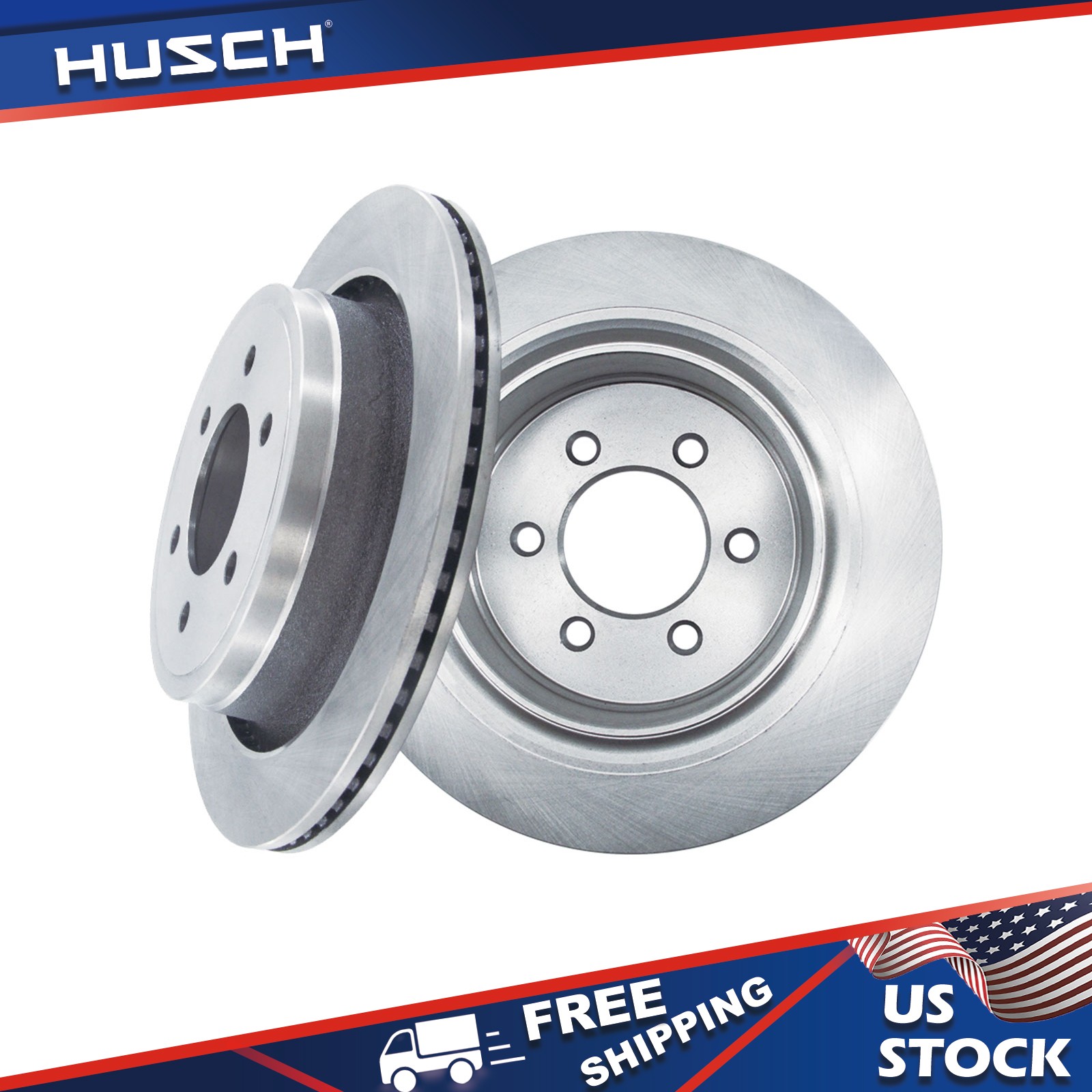 12.44″ (316mm) REAR Disc Brake Rotors Set for 2007 2008- 2017 Jeep Wrangler JK