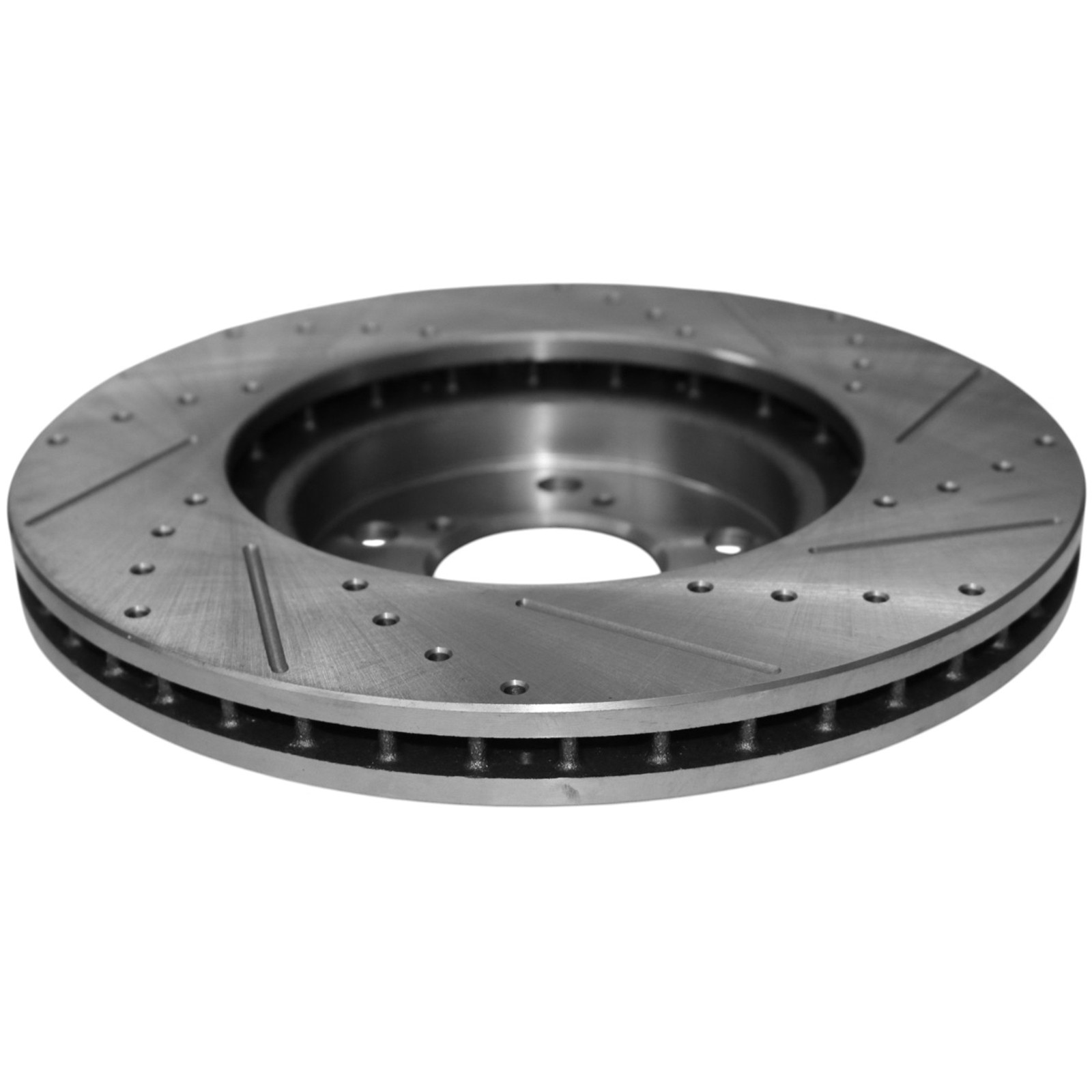 2pcs Front Drilled & Slotted Disc Brake Rotors for 2006-2014 Honda Ridgeline