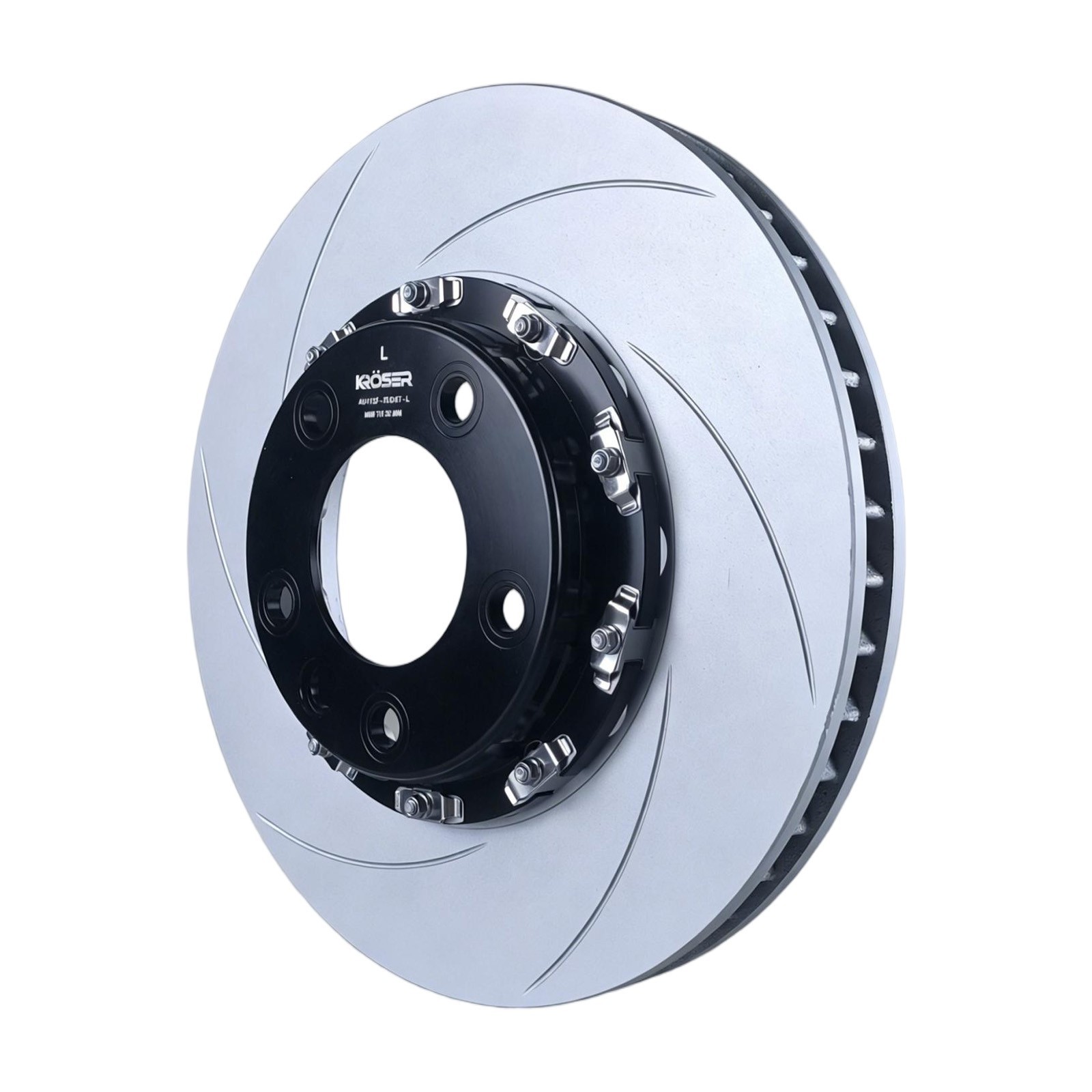 For AUDI Q7 Cayenne VW 2-Piece Front Brake Rotor Floating slotted 390mm