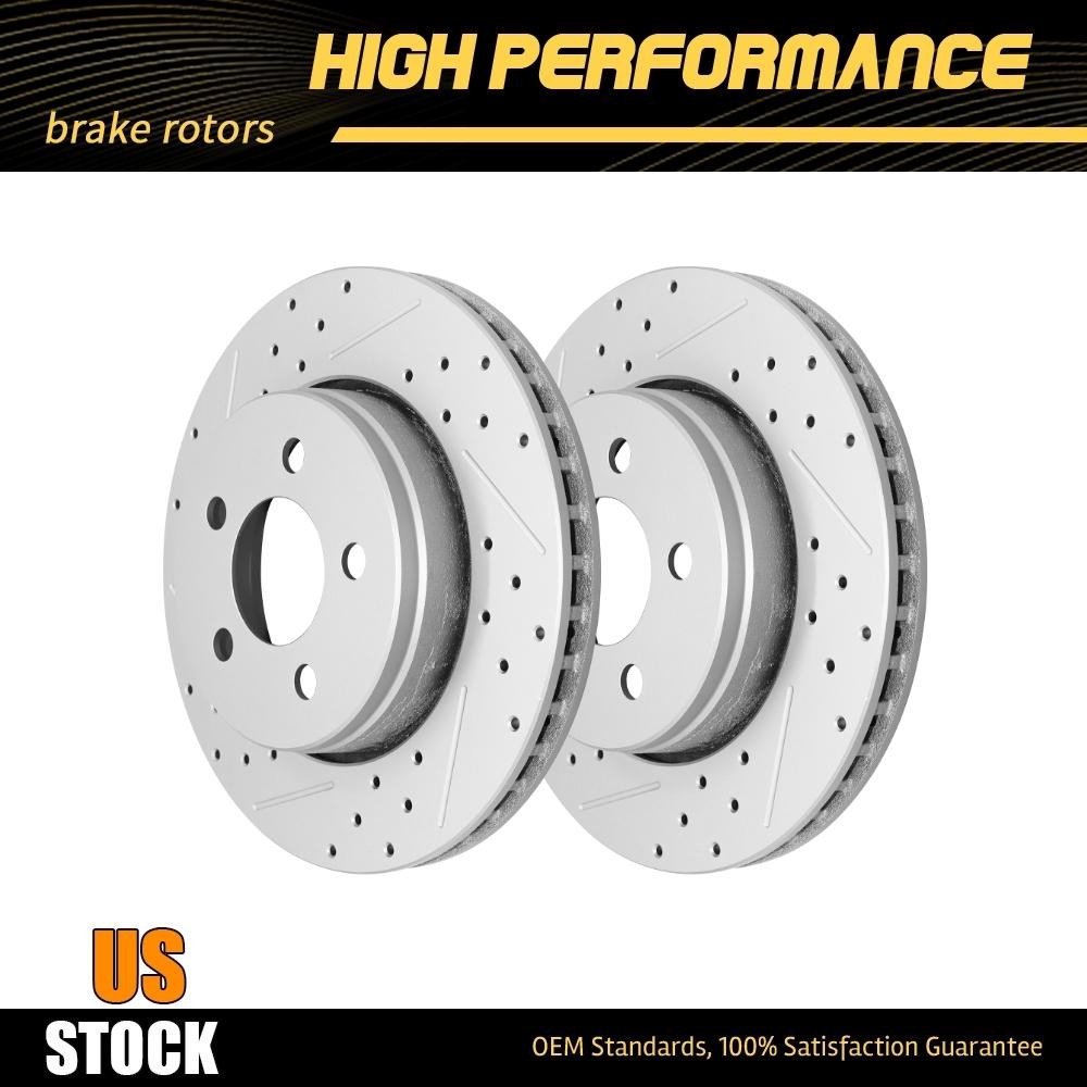 302mm Front Drilled Disc Brake Rotors For 2008 – 2012 Jeep Liberty Dodge Nitro