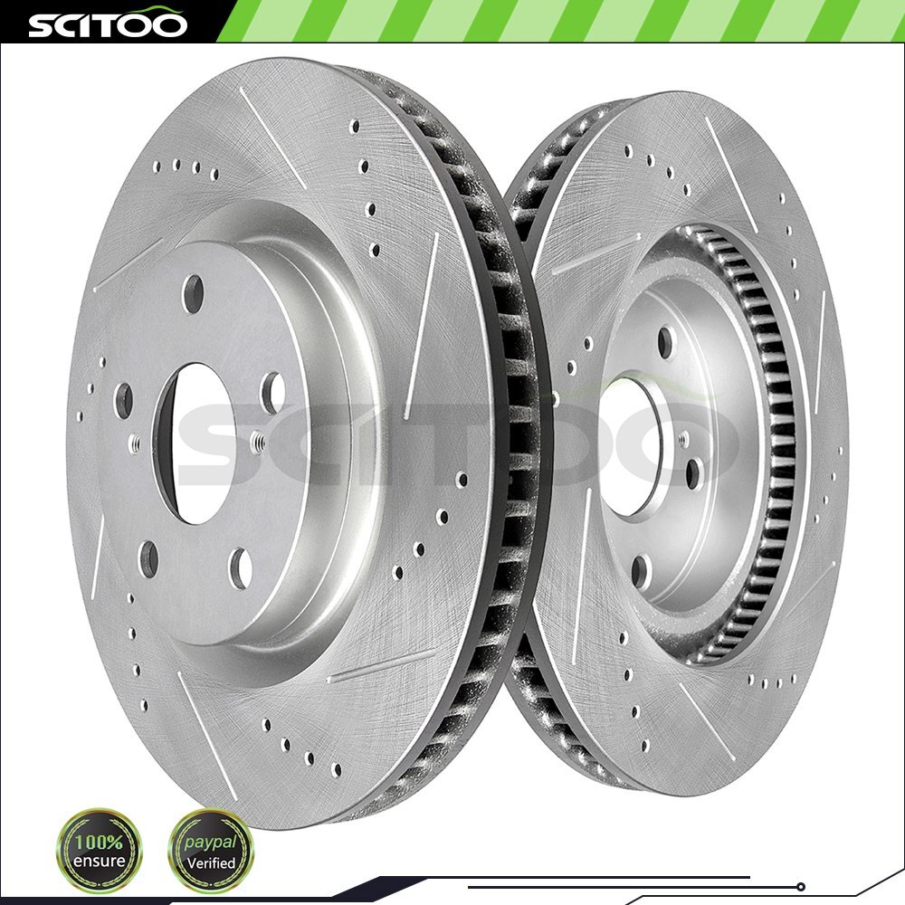 Front Brake Discs Rotors For Toyota Camry Avalon Lexus ES350 ES300h 2007-2018