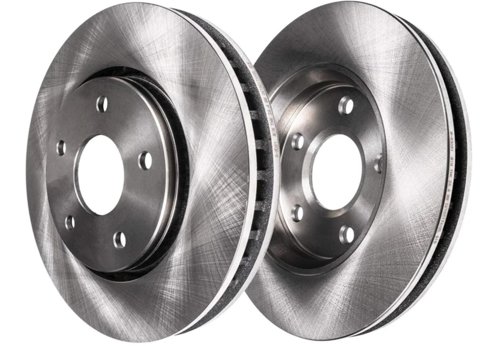 Detroit Axle Front Brake Kit Rotors & Ceramic Pads