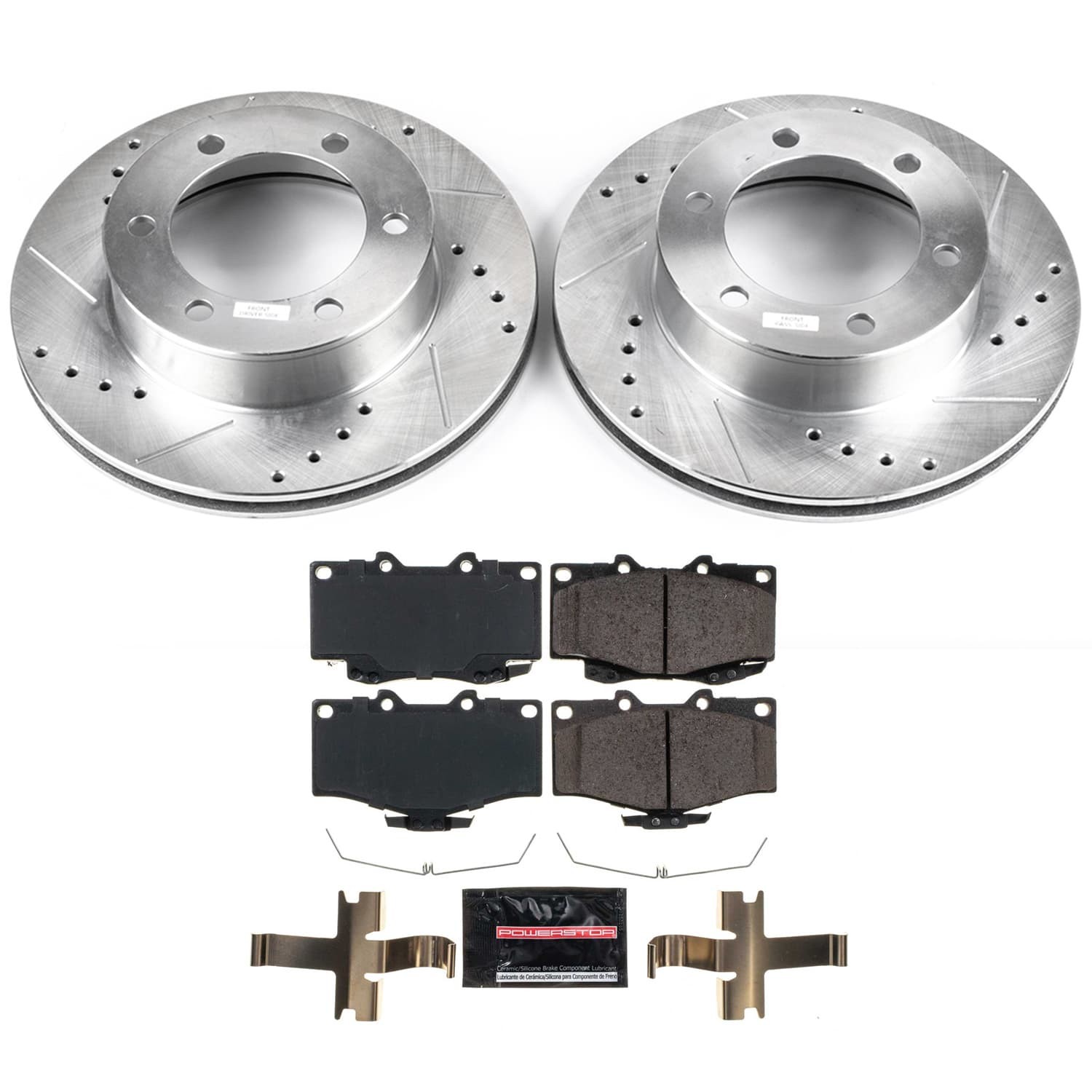 Power Stop for 95-02 Toyota 4Runner Front Z23 Evolution Sport Brake Kit