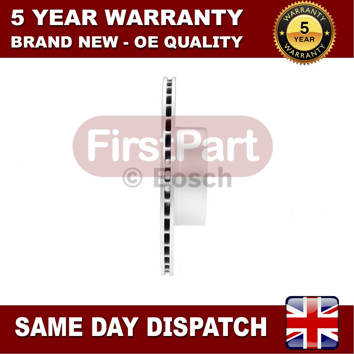 Fits BMW X3 2010-2017 X4 2014-2018 2.0 D 3.0 Firstpart Rear Brake Disc