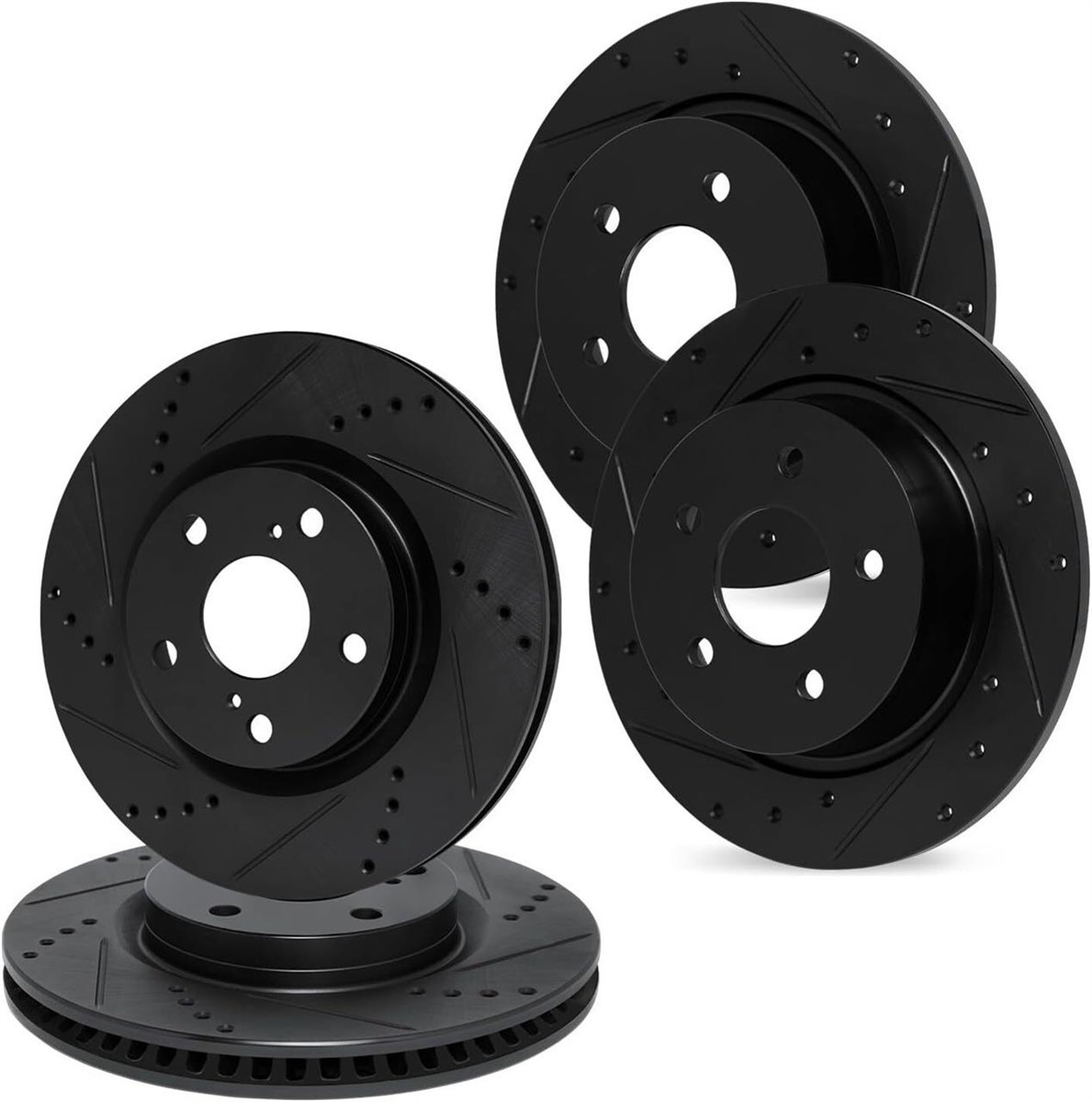 WHPN2-54335 R1 Concepts Brake Discs 4-Wheel Set Front & Rear for Transit-150