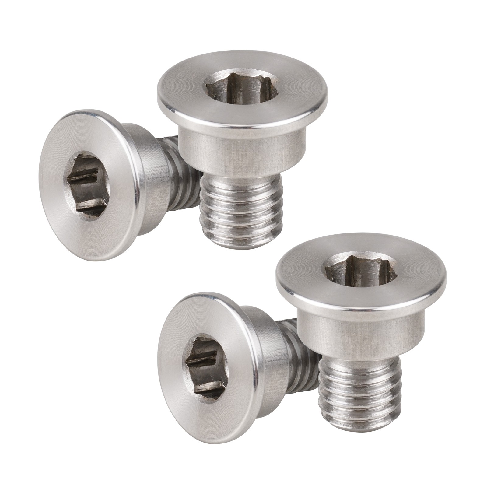 4x Stainless Disc Brake Rotor Set Screw For BMW E36 E46 E90 F30 325i 328i 335i