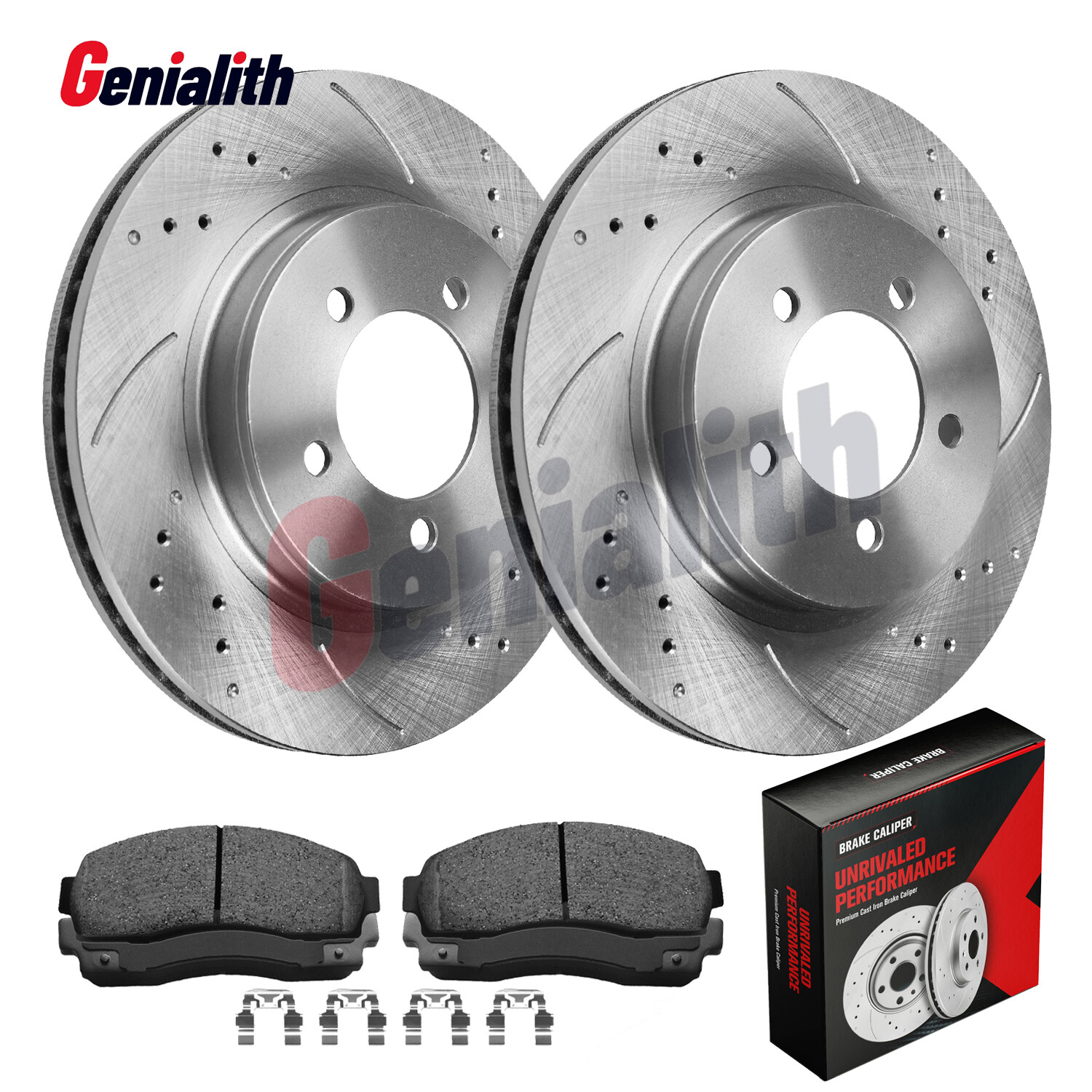 Front Drilled Rotors Brakes Pads for 2002 2003-2005 Ford Explorer Mountaineer