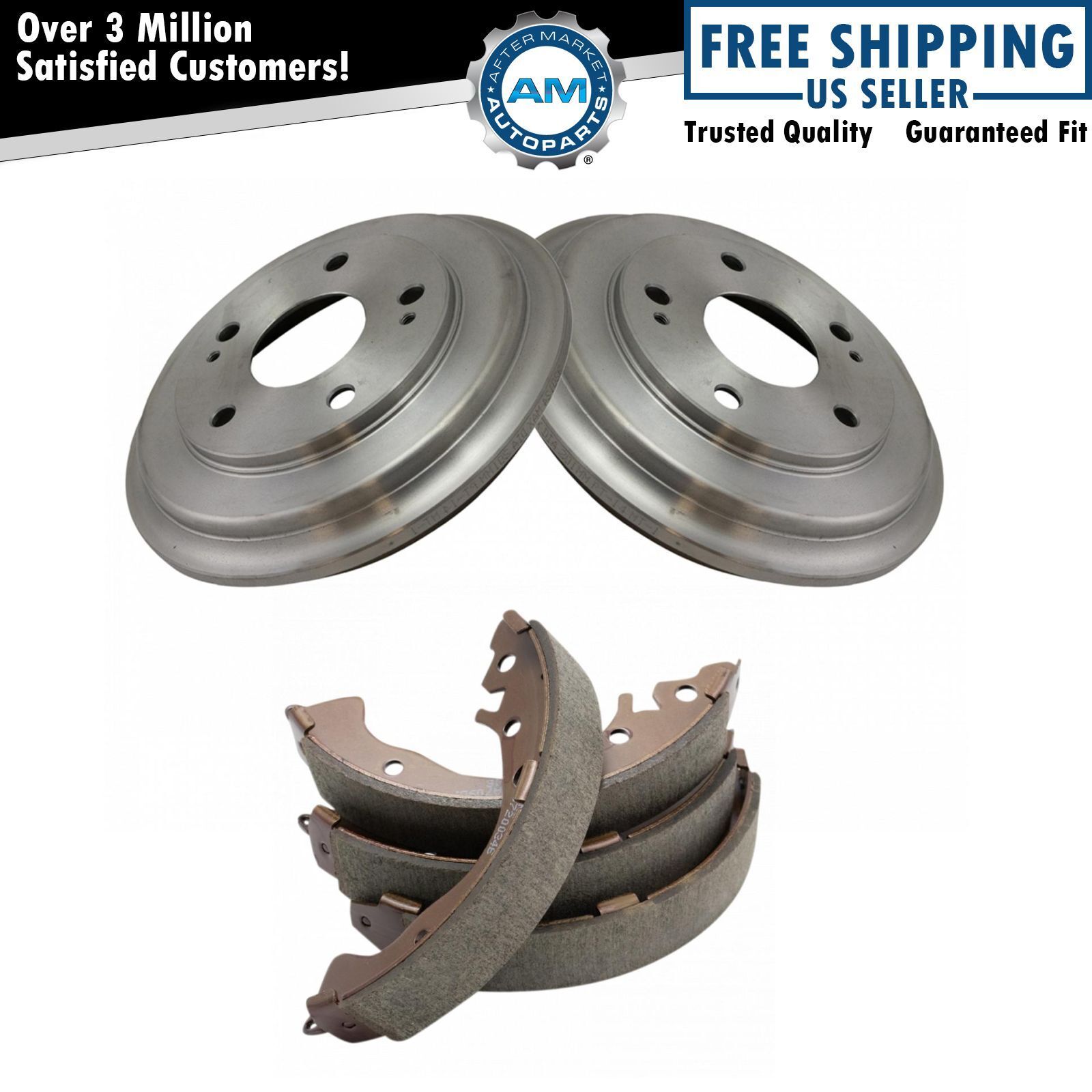 Rear Brake Drum & Shoe Kit Set for Honda Civic DX LX LX-S HF New