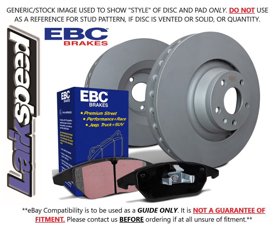 EBC Front Discs & Ultimax Pads for Vauxhall Agila 1.0 (180mm Drums) (2000 > 01)