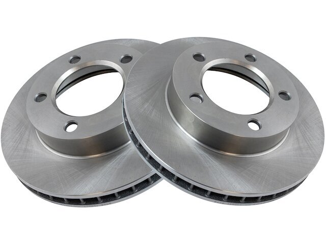 TRQ 79QW67J Front Brake Rotor Set Fits 1976-1993 Ford F150 4WD