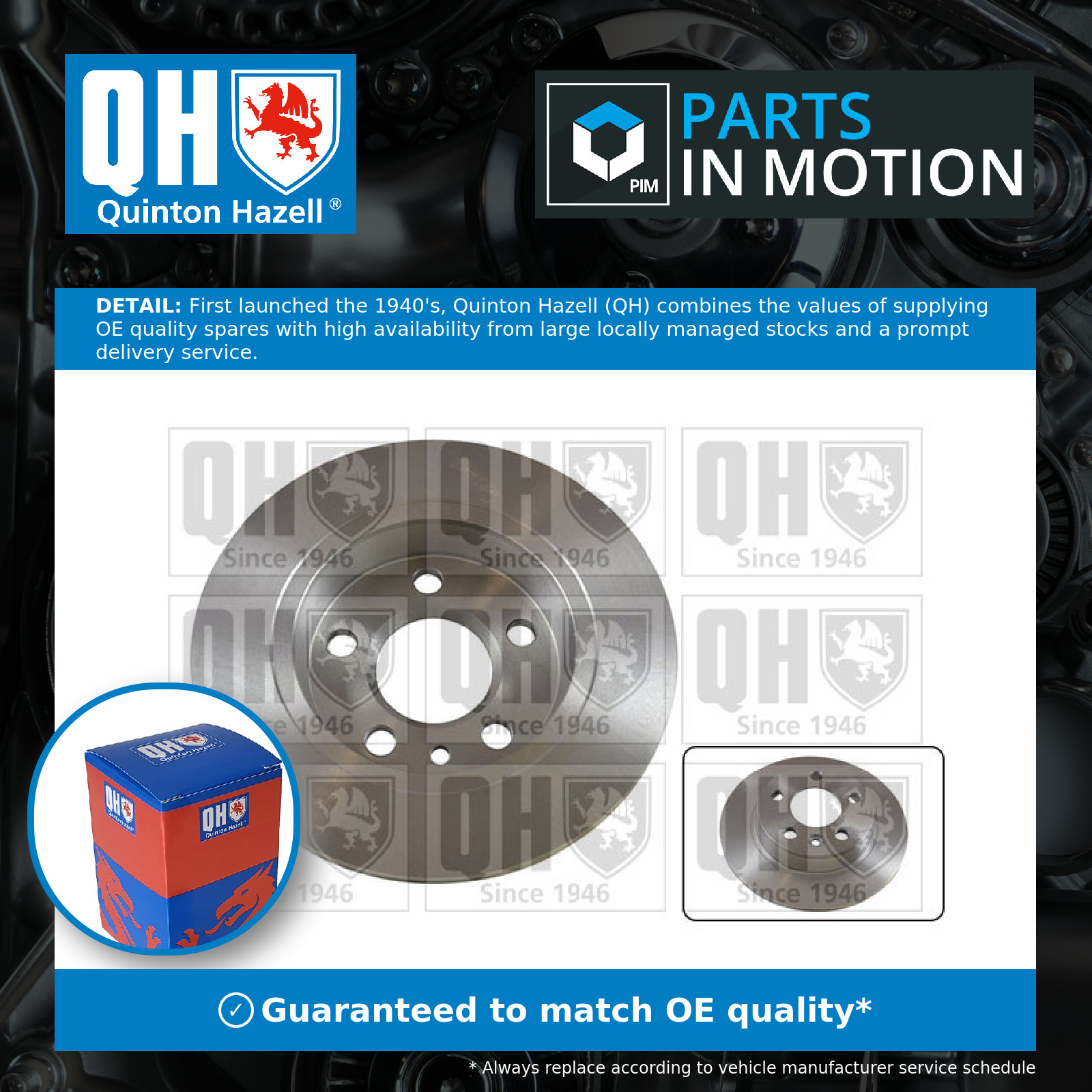 2x Brake Discs Pair Solid fits FORD GALAXY 2.3 Rear 97 to 06 268mm Set QH New