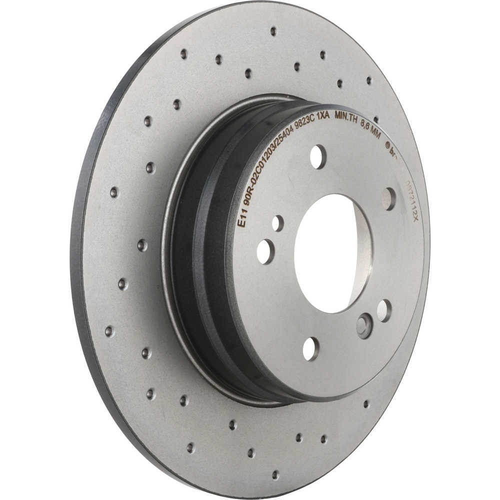 Rr Drilled Brk Rotor Brembo 08.7211.2X