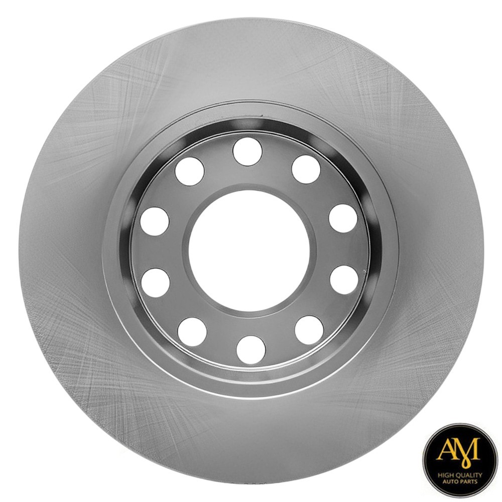 Rear Solid Disc Brake Rotors 2PCS Set For Audi A4 05-02; A4 Quattro 06-02; 255mm