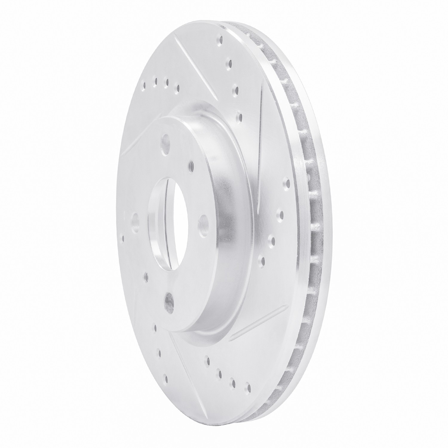 R1 Concepts eLINE Drilled & Slotted 1-Piece Rear Passenger Side Brake Rotor