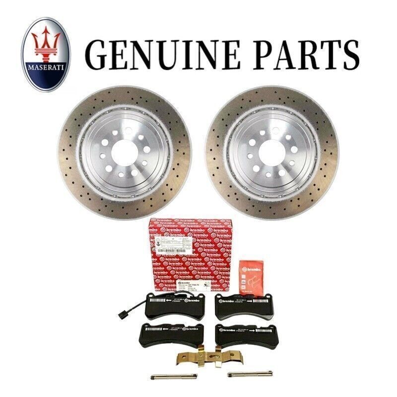 OEM GENUINE 2014-21 Maserati Ghibli SQ4 Quattroporte AWD Front Brake Pads&Rotors