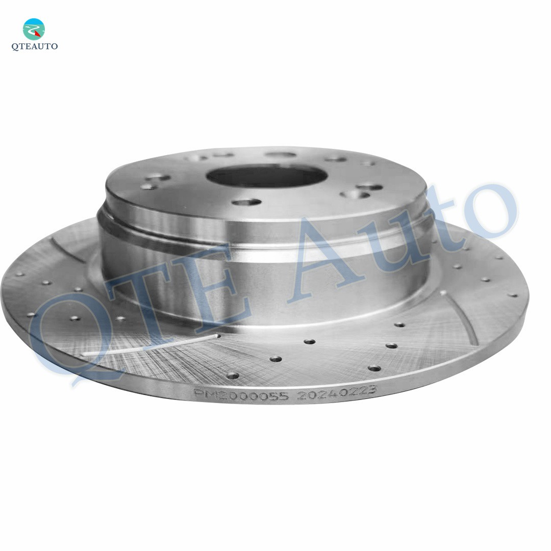 Rear Drilled Slotted Brake Disc Rotors For 1999-2008 Acura TL
