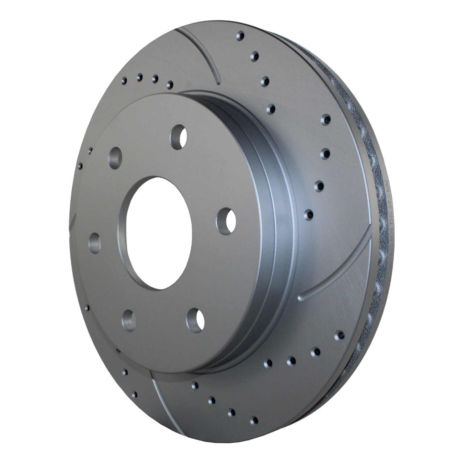 Bison Performance Pair 2 Front Drilled 305mm Brake Rotors for Cadillac Chevy GMC