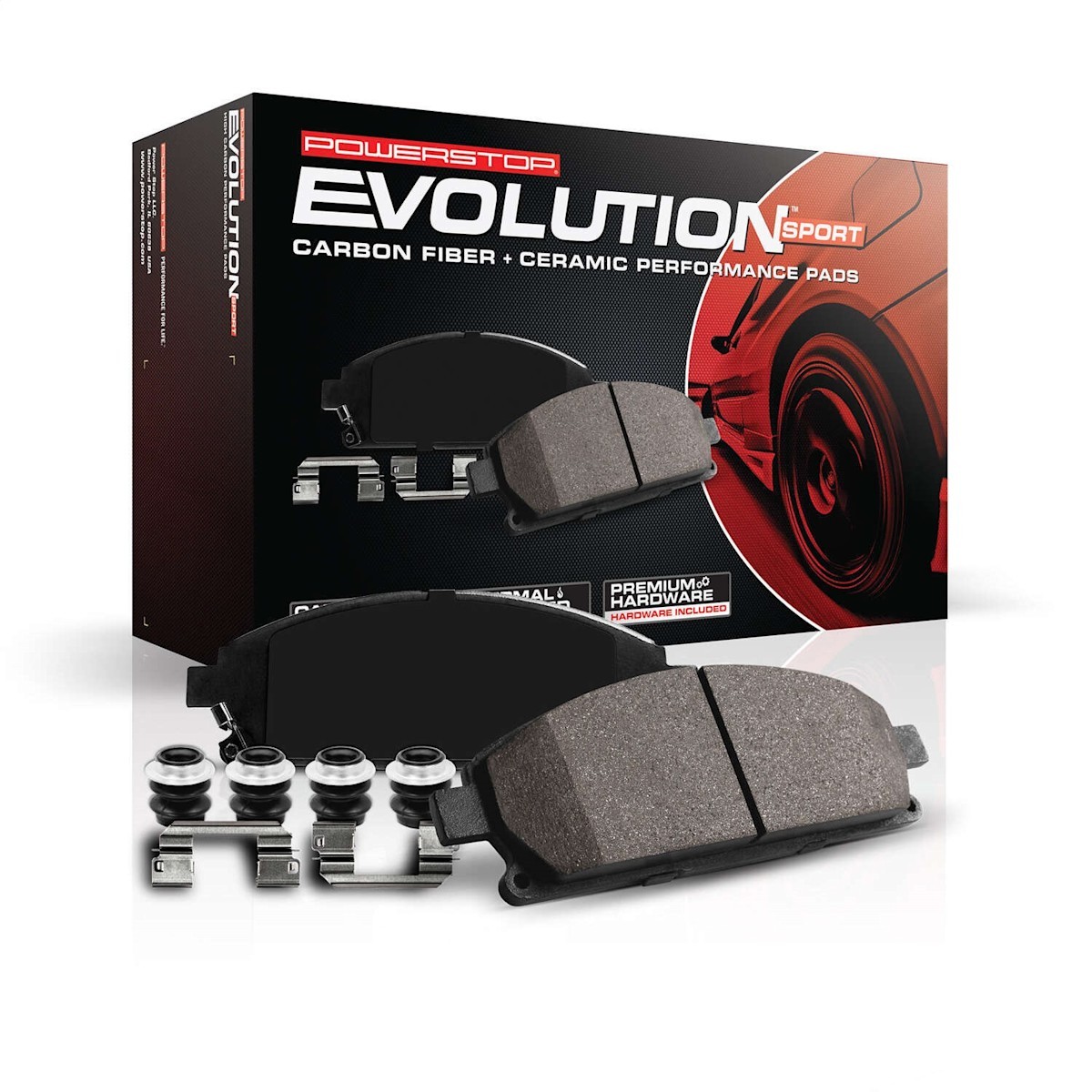 Z23-374 Powerstop 2-Wheel Set Brake Pad Sets Rear for Civic Honda Acura Integra