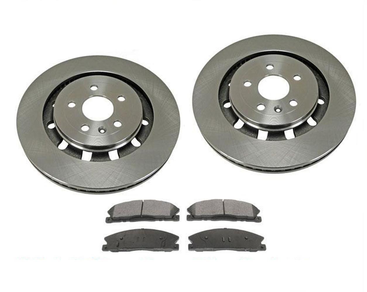 For 13-19 Explorer Improved Performance Front Rotors & Ceramic Pads 352MM H/D