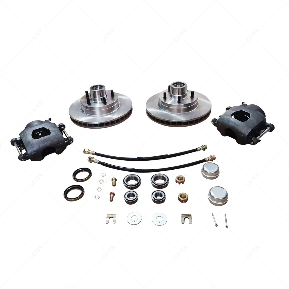 Front Truck Disc Brake Conversion Wheel Component Kit For 60-70 Chevy C10 5 Lug