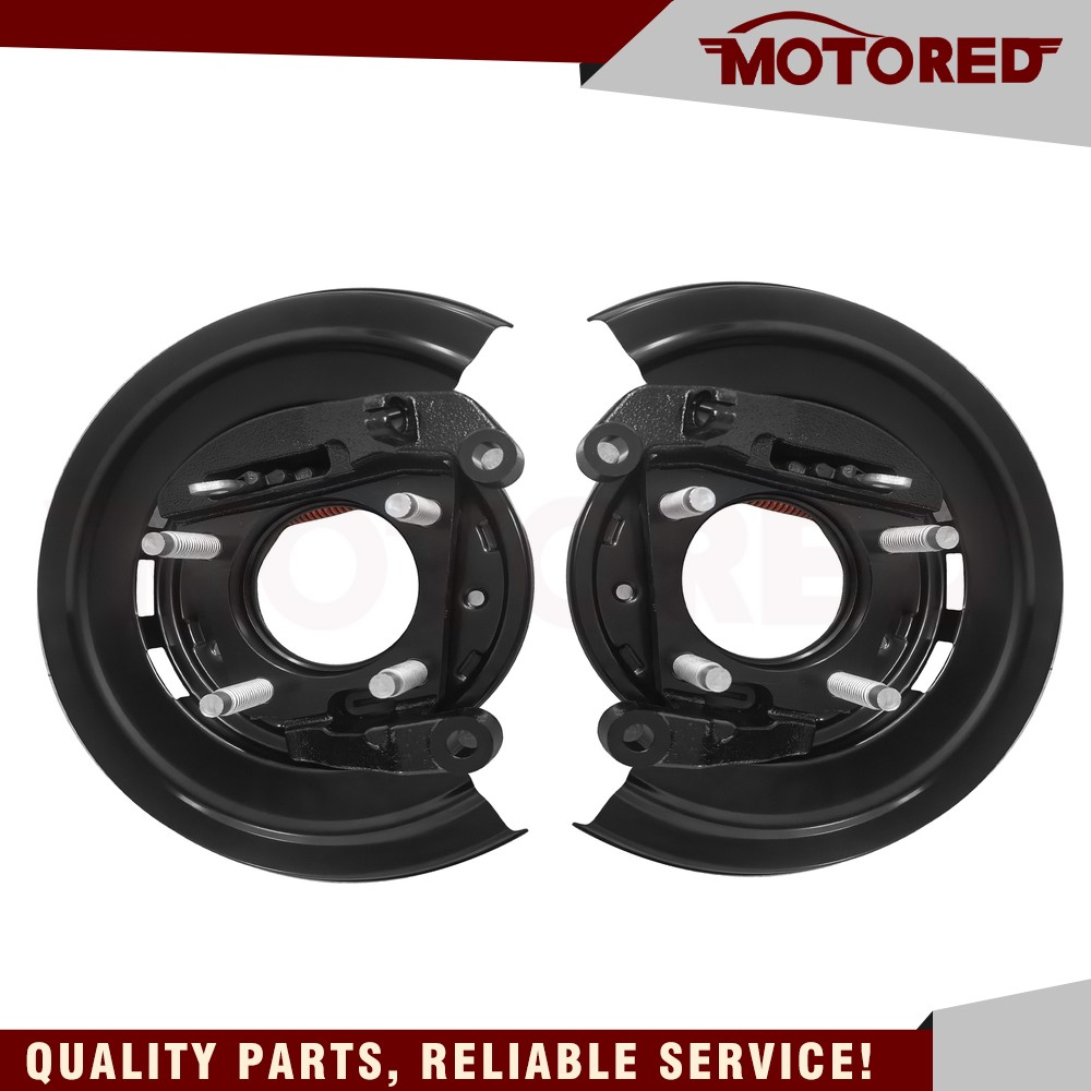 For Ford F-250 F-350 Caliper Mounted Rearward of Axle Brake Dust Shield Rear