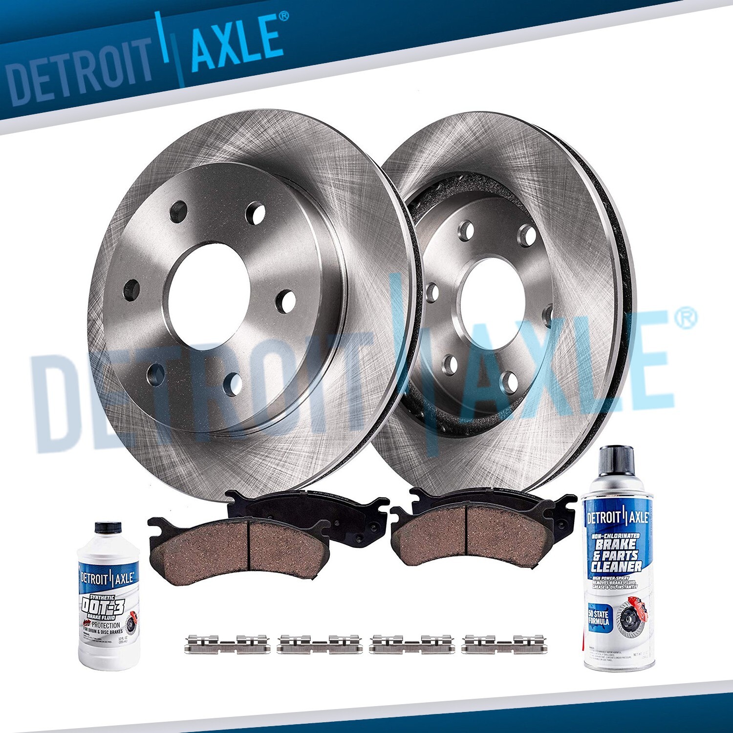 6 Lug REAR Disc Brake Rotors + Ceramic Brake Pads for 2012 2013-2020 Ford F-150