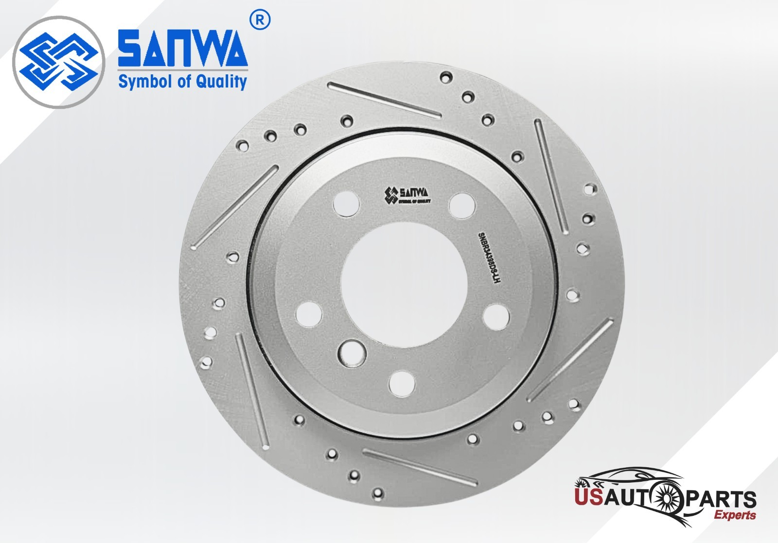 REAR LH BRAKE ROTOR VENTED & GEOMET COATED D & S 294MM FOR BMW 325xi 01-05 2.5L