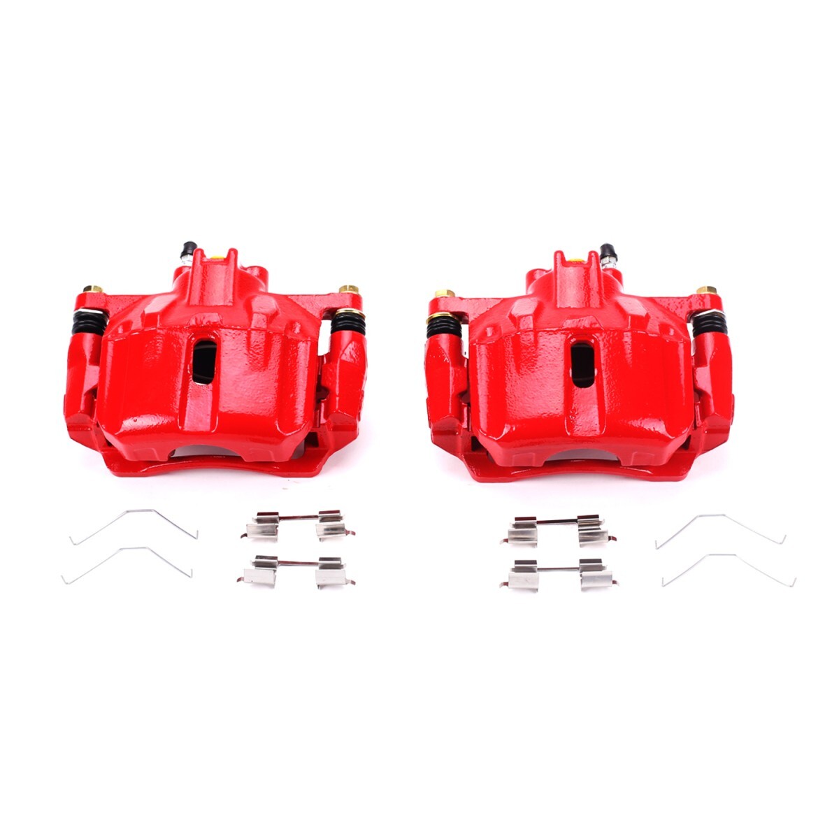 KC6319 Powerstop 2-Wheel Set Brake Kit With Calipers Front Sedan for Honda Civic