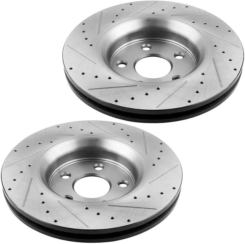 Front Rear Rotors + Ceramic Pads for Jeep Compass Dodge Patriot Caliber Avenger