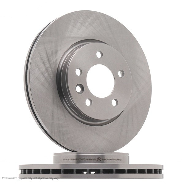 2x APEC Front Brake Discs For VW AMAROK 3.0 TDI 4motion 120kW/163HP/2967cc SDK74