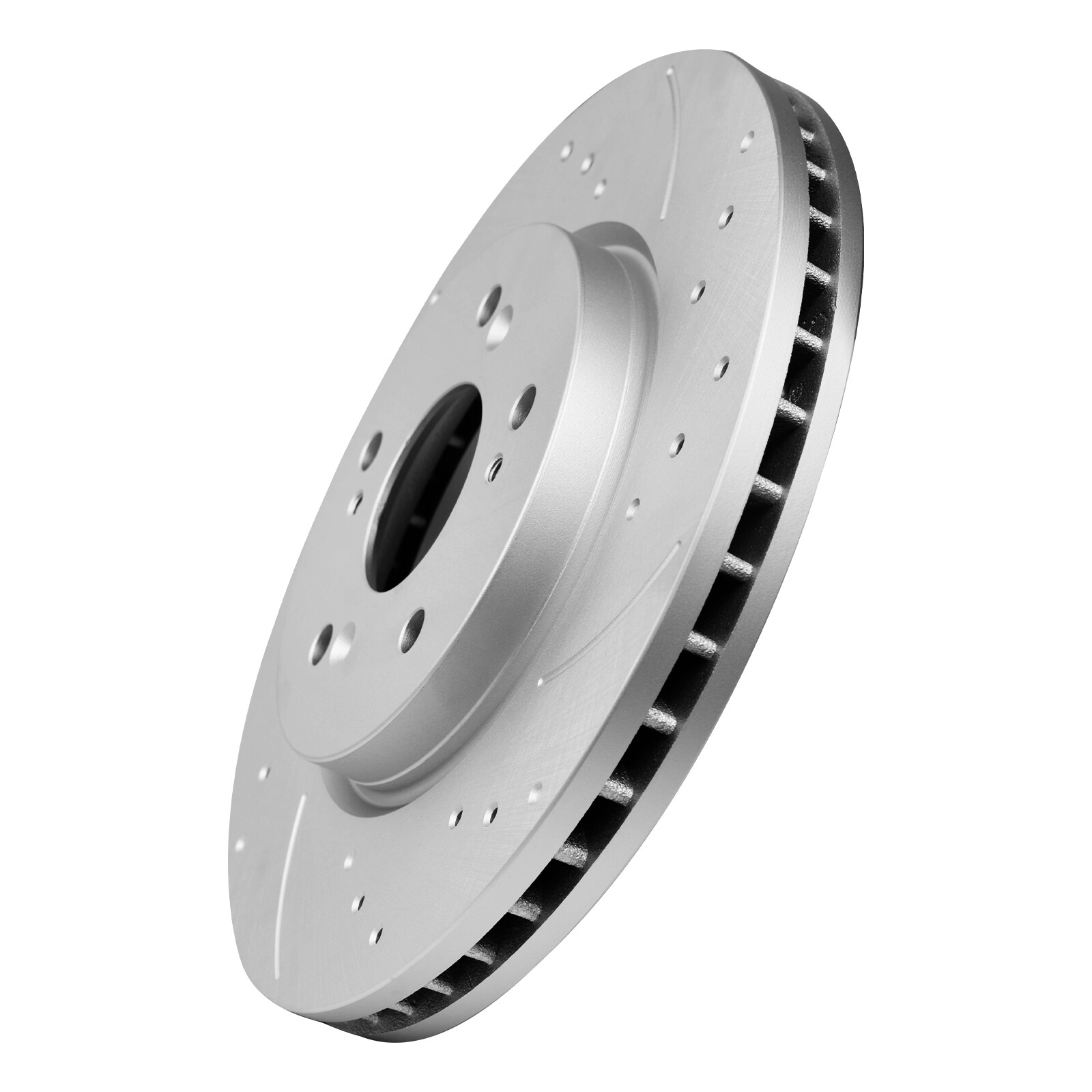 AWD Front Drilled Rotors and Ceramic Brake Pads for Acura RDX Honda CR-V 5 Lugs