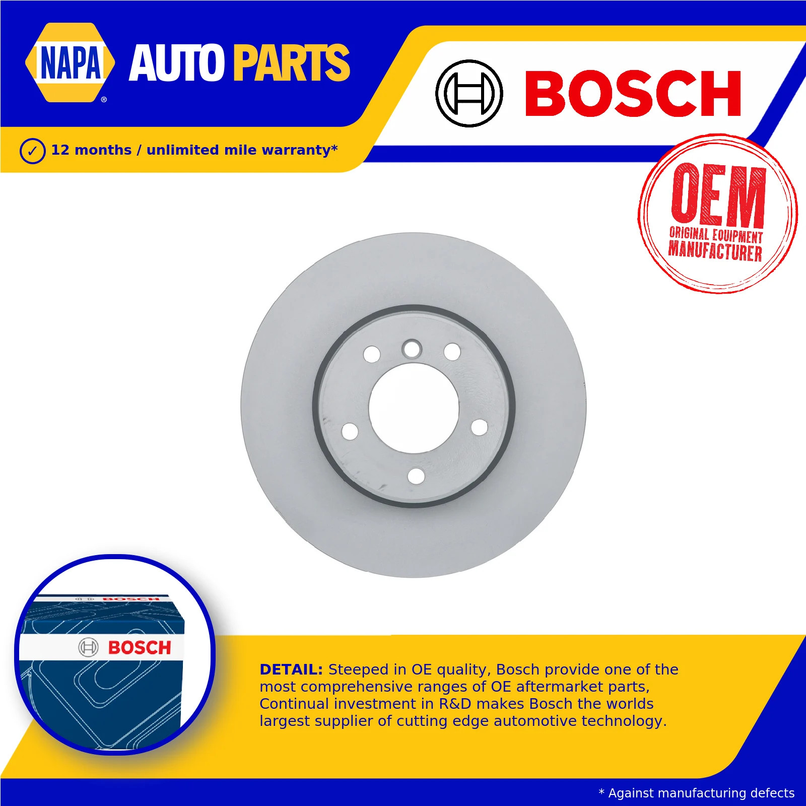 2x Brake Discs Pair Vented fits BMW 530 E60, E61 3.0 Front 01 to 10 324mm Set