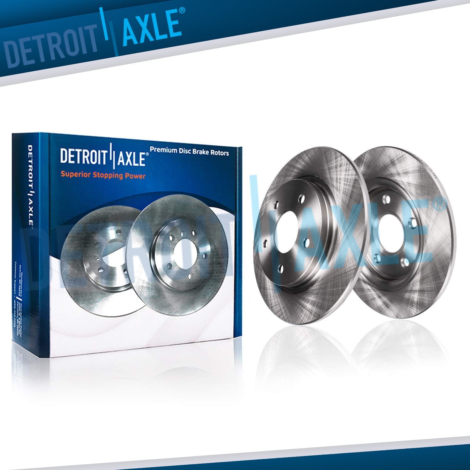 Rear Brake Rotors for 2001-09 Volvo S60 1999-06 S80 2001-07 V70 2003-07 XC70
