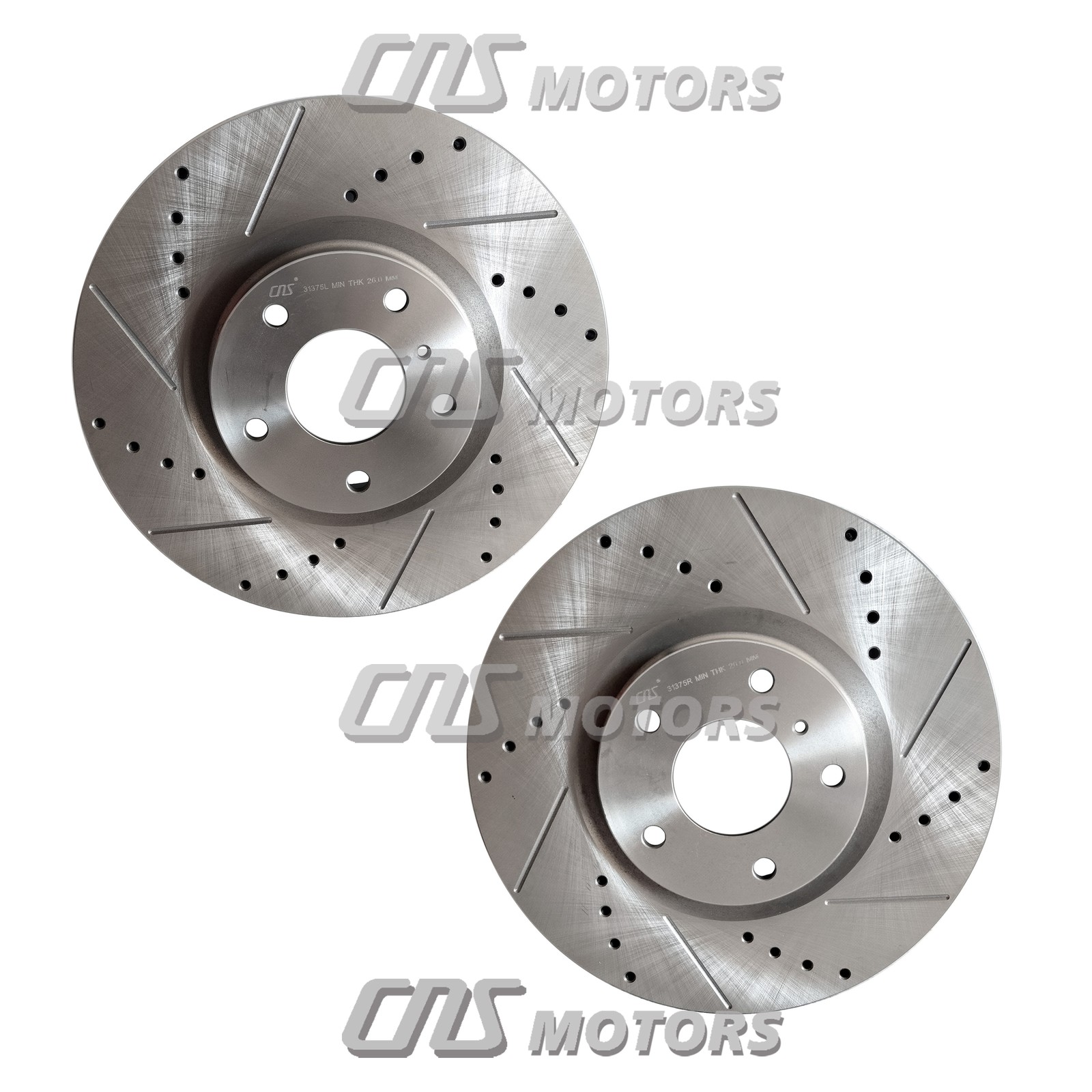 Front Drilled Disc Brake Rotor For Infiniti M45 M56 Q40 Q70 Q70L QX50 QX70 31375