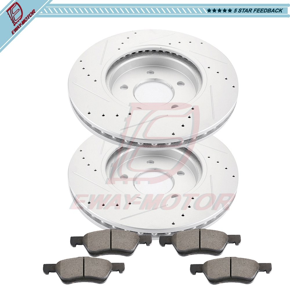 Front Ceramic Brake Rotors + Pads For Ford Escape Hybrid Mercury Mariner Hybrid
