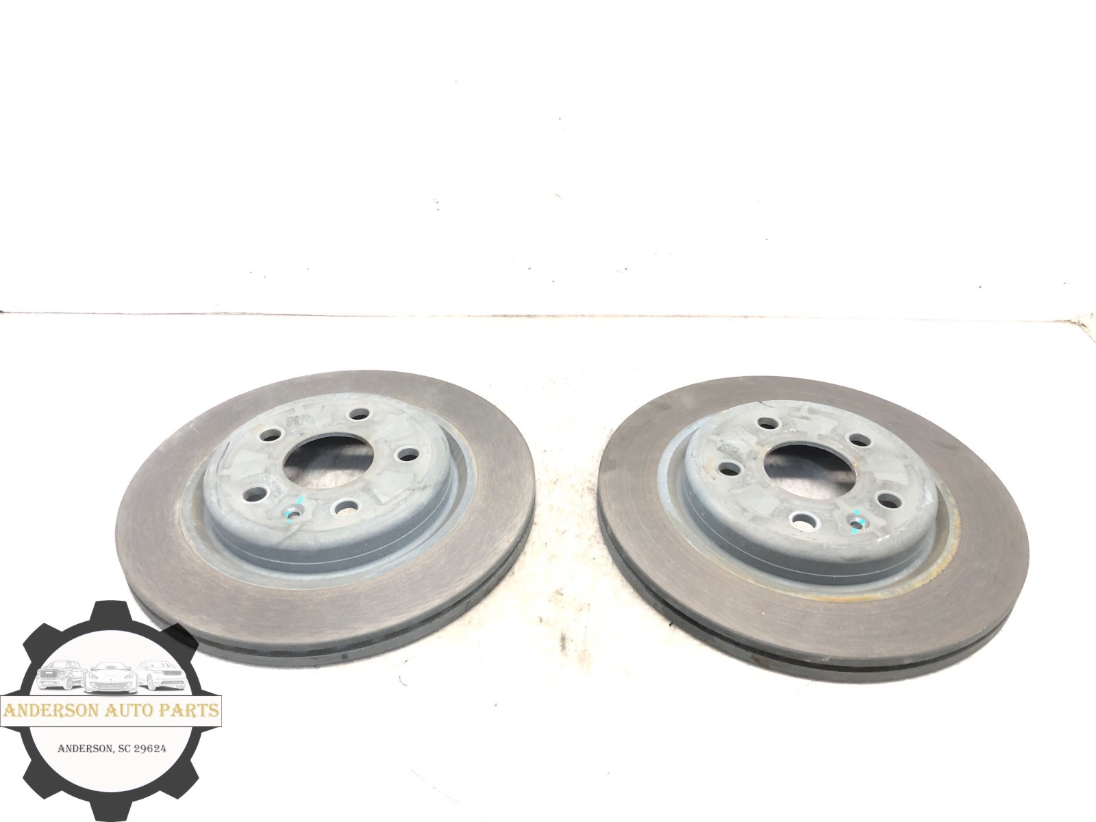 2021-2023 BUICK ENVISION LEFT RIGHT REAR BRAKE DISC ROTOR X2 OEM