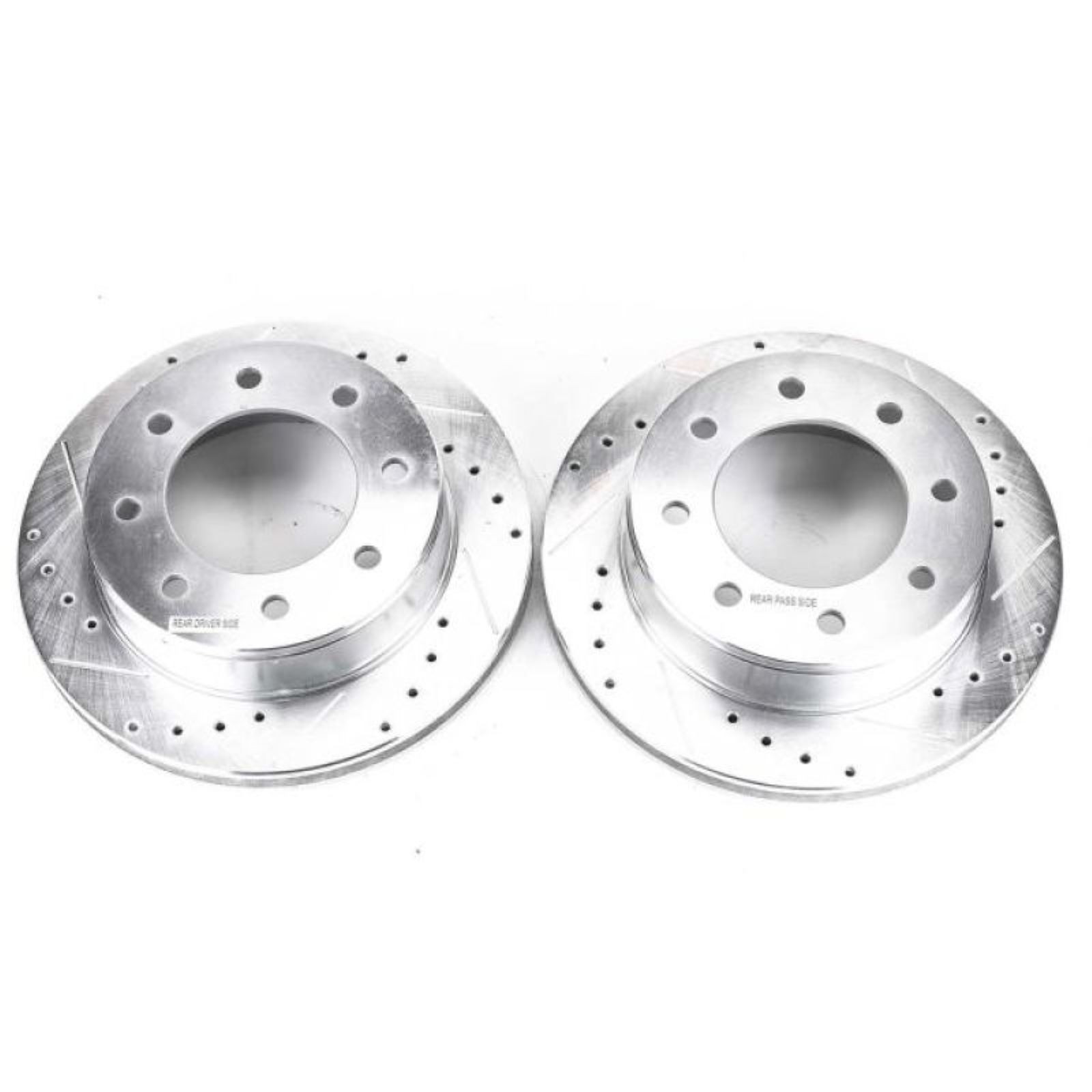 Rear Evolution Drilled & Slotted Rotors – Pair for 03-19 Chevrolet AR8643XPR