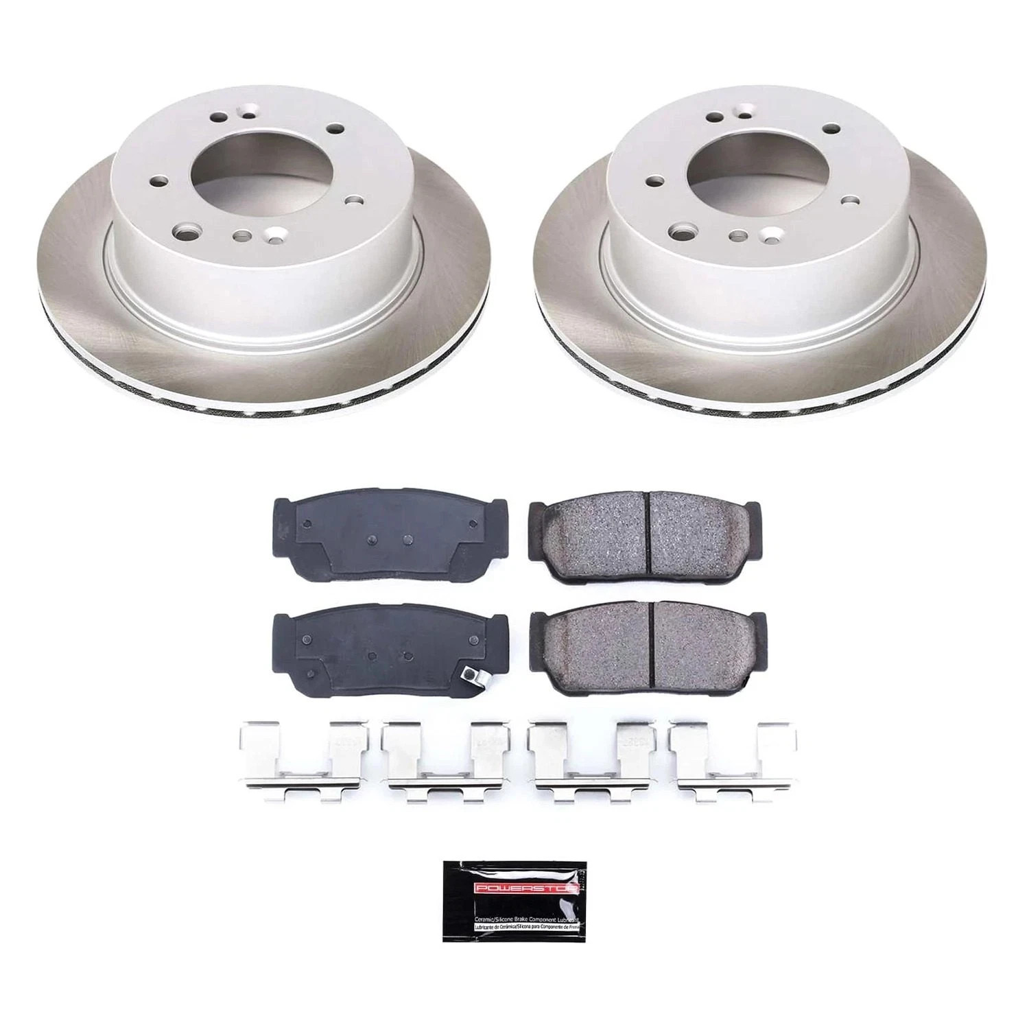 PowerStop SC5901 Rear Brake Kit Ceramic Pads & Rotors Kia Sorento 2003-2006